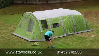 Vango Stargrove Air 600xl Pitching & Packing Video (real Time)