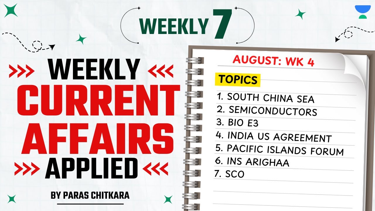 Weekly Current Affairs 2024 Weekly 7 Most Important Current Affairs