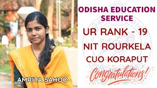 OES UR RANK - 19 | INSPIRATION FOR ALL | AMRITA SAHOO