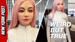 Warm-skinned robot Moya sparks creepy comments from men | Weird But True