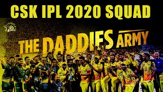Vivo IPL 2020 Chennai Super Kings Final and Confirm Squad| | CSK Final Players List in IPL 2020