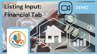 MLS Listing Input Financial Tab