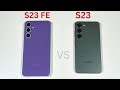 Samsung Galaxy S23 FE vs Galaxy S23 Speed Test and Camera Comparison