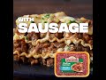 Johnsonville Ground Italian Sausage Lasagna :06 1x1