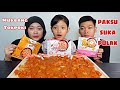 MUKBANG MAKAN TOKPPOKI KESUKAAN CACA 😋‼️