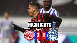 Eintracht Frankfurt vs Hertha Berlin 2-1 All Goals & Highlights 30/01/2021