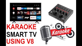 HOW TO MAKE KARAOKE TV USING V8 SOUND CARD