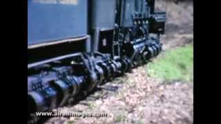 Graham County Railroad steam Shay operations circa 1963 - Topton, Robbinsville - Airailimages