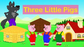 Three Little Pigs | Moral Story | Bedtime Stories | Itsy Bitsy Toons - English Stories