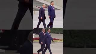 Deja Vu: Days After Hosting Trump, Xi Gives Putin the Same Treatment in China #shorts