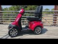 most luxurious baja raptor 2 4 wheel mobility scooter by pride mobility ba340