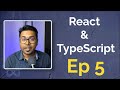 Component States with useState hook - React & TypeScript - Ep 5