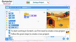 Saving a Project |𝐂𝐡 07|Computer Genius|𝐂𝐥𝐚𝐬𝐬 𝟎3