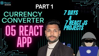 Currency Converter App in React 💱 | Project Introduction | Day 5 | Part 1 | EnginearG | React Series