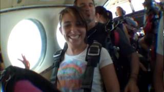 SKYDIVING Annalisa in Florida! THE HIGHEST TANDEM JUMP IN THE WORLD (18000 feet).