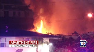 Fire prompts building evacuation in Broward