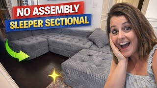 This Couch Has NO FRAME?! Cloud Sofa You Can Sleep On! #ad