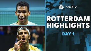 Musetti Faces Griekspoor, Auger-Aliassime & Goffin Also In Action | Rotterdam 2024 Day 1 Highlights