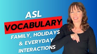 ASL Unit 3: π Family Events & Daily Life ππ¬π½οΈ