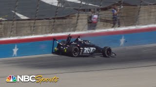 IndyCar Series: Kyle Kirkwood spins, slams into wall at Texas Motor Speedway | Motorsports on NBC
