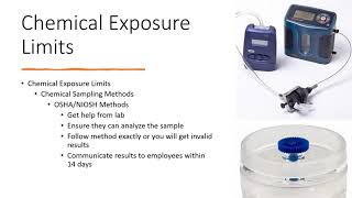 Safety Series 11   Chemical Exposure Limits