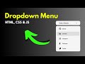 ASMR program : Dropdown select menu create in HTML, CSS & JS programming (No Talking)