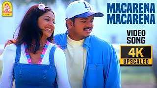 Macarena - 4K Video Song | மேக்கரீனா | Kushi | Vijay | Jyothika | SJ Surya | Deva | Ayngaran