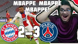 Mbappe Fan reacts to Bayern 2-3 PSG Highlights Reaction | Bayern vs psg highlights reaction