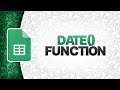 How to Use Date Function In Google Sheets | DATE()