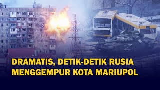 Mencekam! Detik-detik Tank Rusia Tembaki Satu Gedung Apartemen di Mariupol, Ukraina