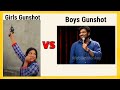 Girls vs Boys Gunshot 😎 @MobileMonkey #memes #girlsvsboys