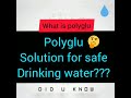 polyglu magic powder which cleans the polluted water 💧