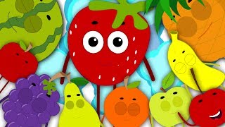 Fruits Ten In The Bed | Fruits Song | Learn Fruits | Nursery Rhymes | Kids Songs