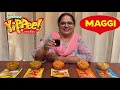 Eating All Types of Instant Pasta | Honest Review | Sadhana Foodie ​⁠ @MeriMAGGI @SunfeastYiPPee