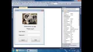 Visual Basic .Net Login Form Using Access 2007 Database And Play Sound Part 2/2