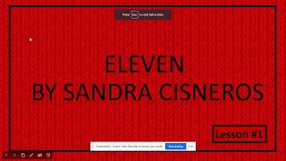 L1 Eleven by Sandra Cisneros