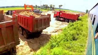 লেটেস্ট ভিডিও সদর রসুলপুর টু রাজাপুর সেকশন। সবচে পিছিয়ে আছে এই অংশের কাজের অগ্রগতি।