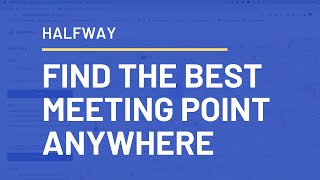 Find Halfway Between Multiple Locations Route Halfway Point Calculator