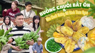 BUỒNG CHUỐI BẤT ỔN VÀ MÓN CHUỐI NƯỚNG MỠ HÀNH | Hai Anh Em Phần 1026 | Phim Hài Hước Gãy Media