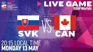 Slovakia vs. Canada | Full Game | 2019 IIHF Ice Hockey World Championship