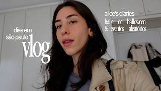 São Paulo VLOG: ELLE's Halloween Ball \u0026 Random Events | Alice's Diaries