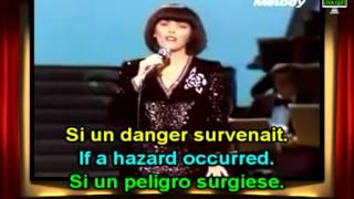 Mireille Mathieu Une Femme amoureuse English French Lyrics Paroles Translation Learn French