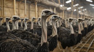 How China Farms Millions of Ostriches for Meat, Leather, and Eggs Using Modern Technology