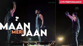 Tu Maan Meri Jaan King Live Performance Goa❤️ (2 Times) ||King Concerts|| Full Song Performance Live