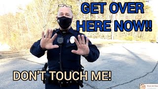 **OUT OF CONTROL** COP GOES HANDS ON KEEPS ESCALATING SITUATION