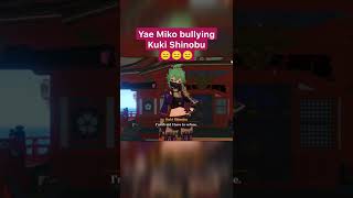 Yae Miko bullying Kuki Shinobu. #yaemiko #miko #genshinimpact #kukishinobu #shinobu