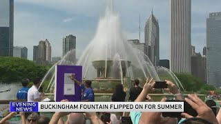 Buckingham Fountain switches on for summer Saturday