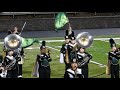 glenoak color guard mostly and band lake band show 9 11 21