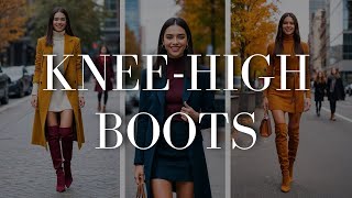 Knee-High Boots | Fall 2024/2025 Most Wearable Trends with Style \u0026 Sophistication