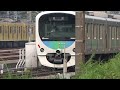 西武6000系6117f点検中 6101fの移動 38102fと247f 春 の出場／玉川上水車両基地＠sony dsc hx30v